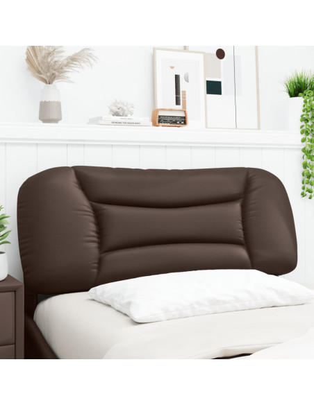 Cuscino Testiera Marrone 100 cm in Similpelle