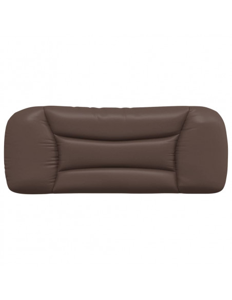 Cuscino Testiera Marrone 100 cm in Similpelle