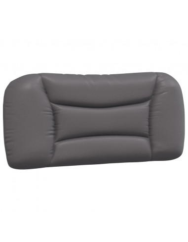 Cuscino Testiera Grigio 90 cm in Similpelle