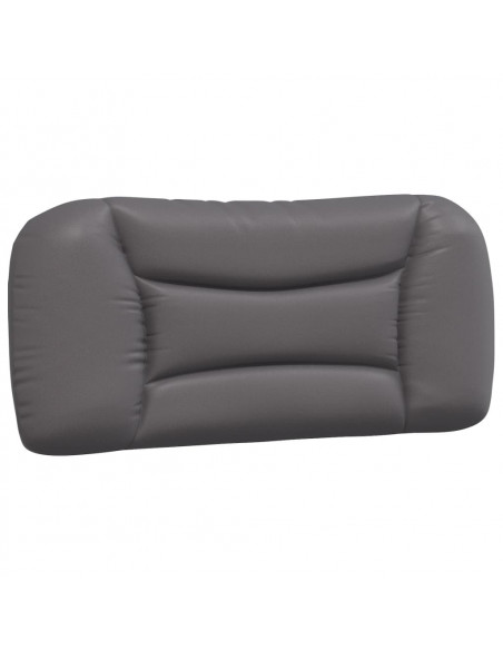 Cuscino Testiera Grigio 90 cm in Similpelle