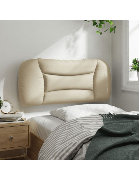 Cuscino Testiera Crema 80 cm in Tessuto