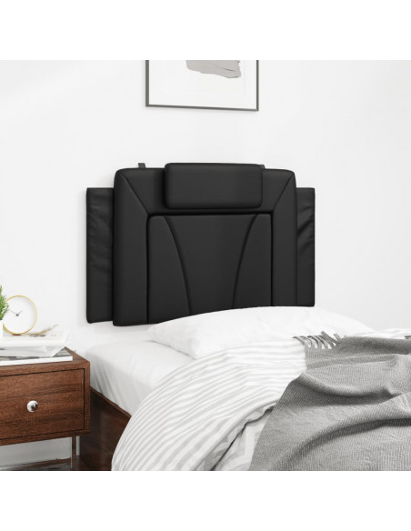 Cuscino Testiera Nero 90 cm in Similpelle