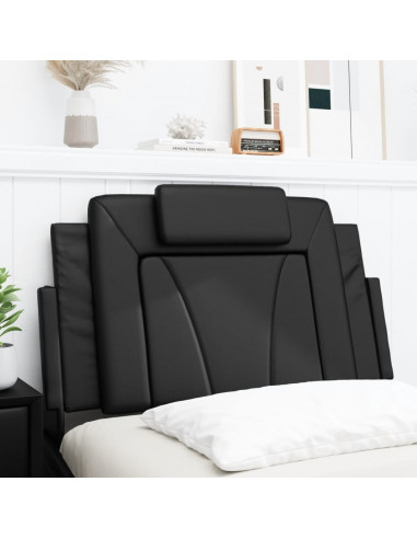 Cuscino Testiera Nero 90 cm in Similpelle