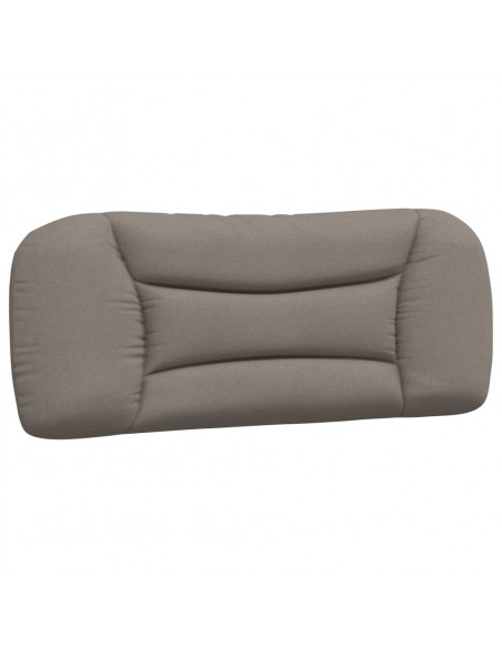 Cuscino Testiera Tortora 100 cm in Tessuto