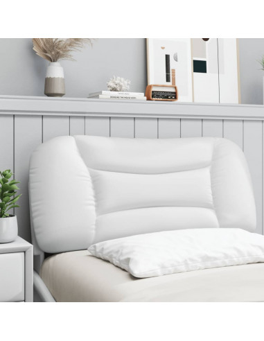 Cuscino Testiera Bianco 90 cm in Similpelle