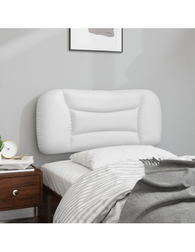 Cuscino Testiera Bianco 90 cm in Similpelle