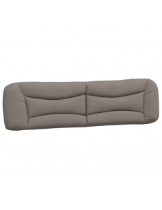 Cuscino Testiera Tortora 200 cm in Tessuto 2