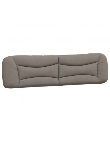 Cuscino Testiera Tortora 200 cm in Tessuto