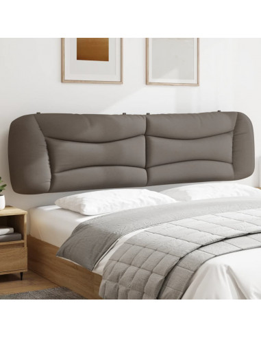 Cuscino Testiera Tortora 200 cm in Tessuto