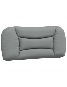 Cuscino Testiera Grigio Chiaro 80 cm in Tessuto 2