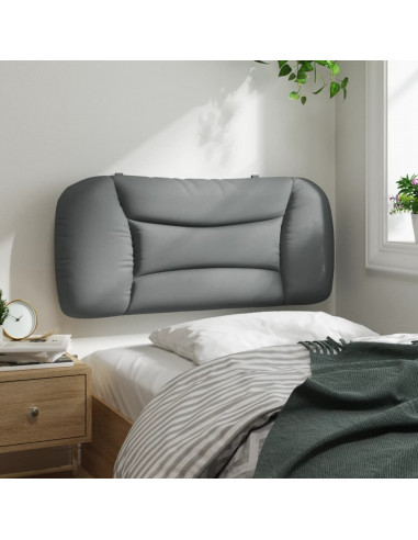 Cuscino Testiera Grigio Chiaro 80 cm in Tessuto