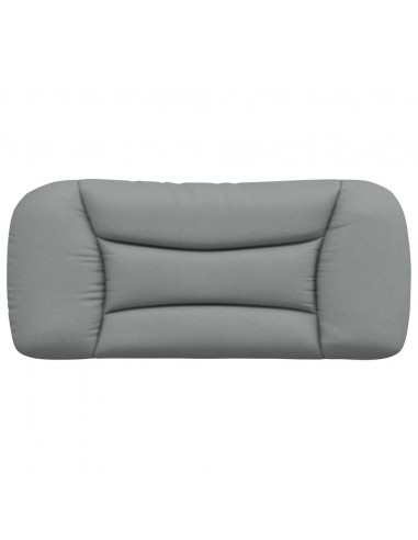 Cuscino Testiera Grigio Chiaro 80 cm in Tessuto