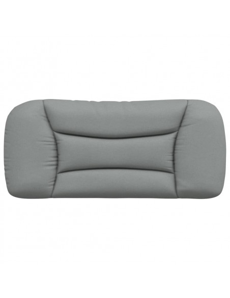 Cuscino Testiera Grigio Chiaro 80 cm in Tessuto