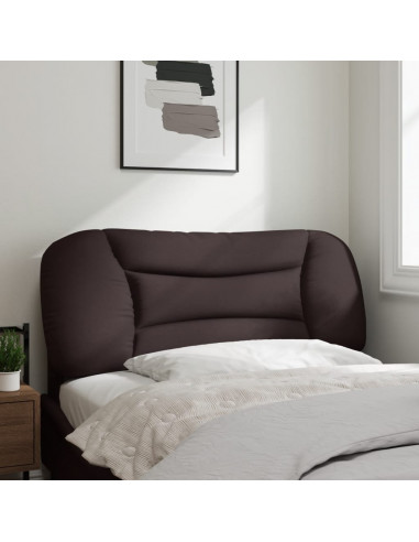 Cuscino Testiera Marrone Scuro 100 cm in Tessuto