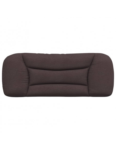 Cuscino Testiera Marrone Scuro 100 cm in Tessuto