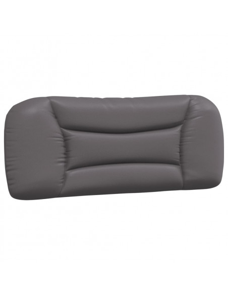 Cuscino Testiera Grigio 100 cm in Similpelle