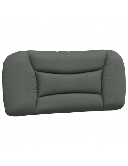 Cuscino Testiera Grigio Scuro 90 cm in Tessuto