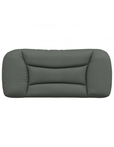 Cuscino Testiera Grigio Scuro 90 cm in Tessuto