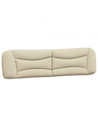 Cuscino Testiera Hvar Crema 200 cm in Tessuto