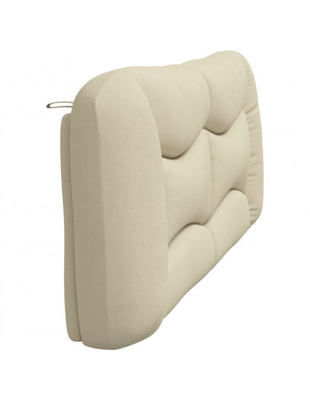 Cuscino Testiera Crema 200 cm in Tessuto