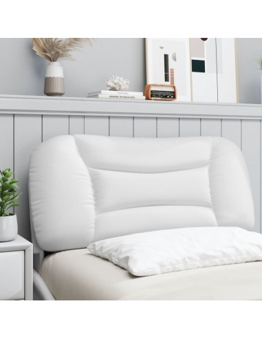 Cuscino Testiera Bianco 80 cm in Similpelle