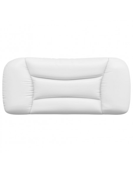 Cuscino Testiera Bianco 80 cm in Similpelle