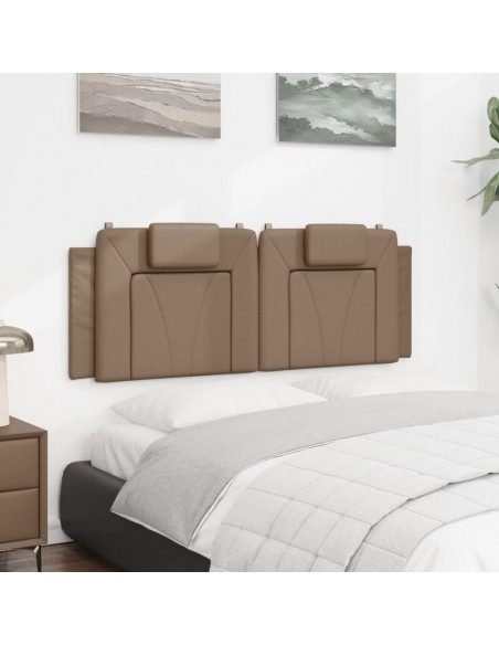 Cuscino Testiera Cappuccino 120 cm in Similpelle