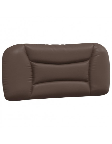 Cuscino Testiera Marrone 80 cm in Similpelle