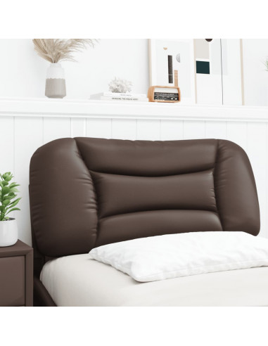 Cuscino Testiera Marrone 80 cm in Similpelle