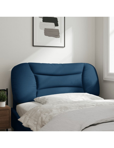 Cuscino Testiera Blu 100 cm in Tessuto