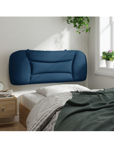 Cuscino Testiera Blu 100 cm in Tessuto