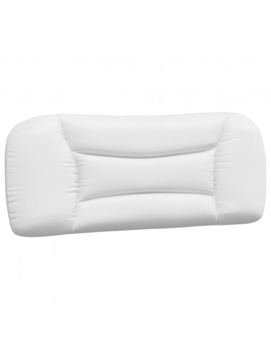 Cuscino Testiera Bianco 100 cm in Similpelle