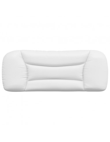 Cuscino Testiera Bianco 100 cm in Similpelle