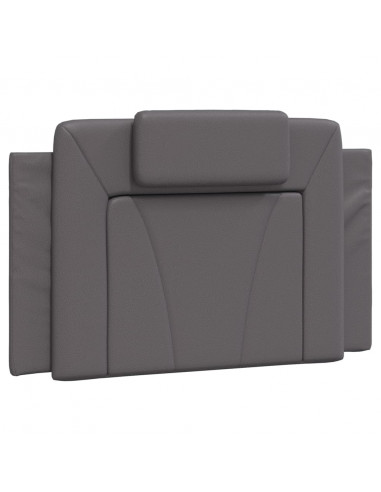 Cuscino Testiera Grigio 80 cm in Similpelle