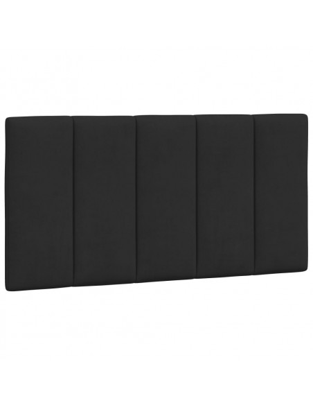 Cuscino Testiera Nero 100 cm in Velluto
