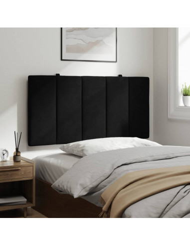 Cuscino Testiera Nero 100 cm in Velluto