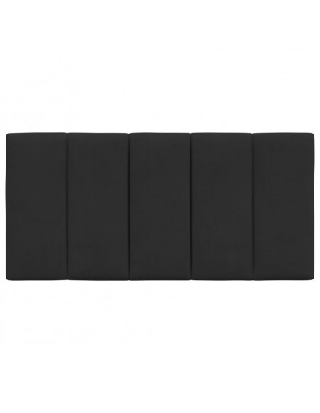 Cuscino Testiera Nero 100 cm in Velluto