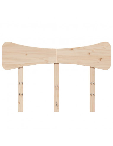 Testiera 120 cm in Legno Massello di Pino