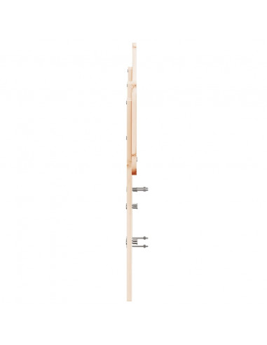 Testiera 120 cm in Legno Massello di Pino