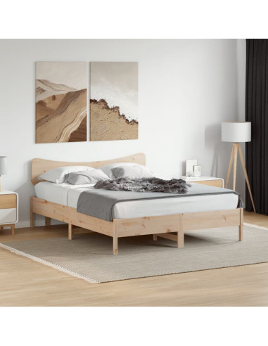 Testiera 150 cm in Legno Massello di Pino