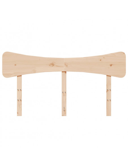 Testiera 150 cm in Legno Massello di Pino