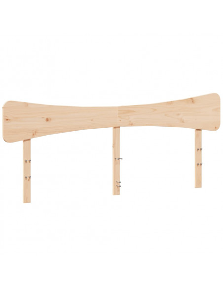 Testiera 200 cm in Legno Massello di Pino
