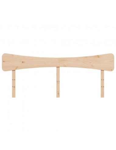 Testiera 200 cm in Legno Massello di Pino