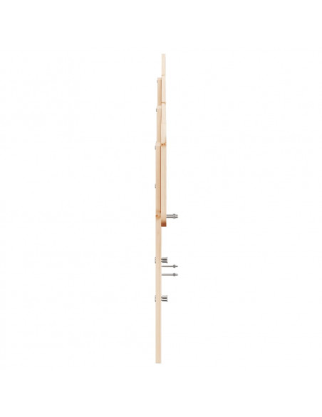 Testiera 200 cm in Legno Massello di Pino