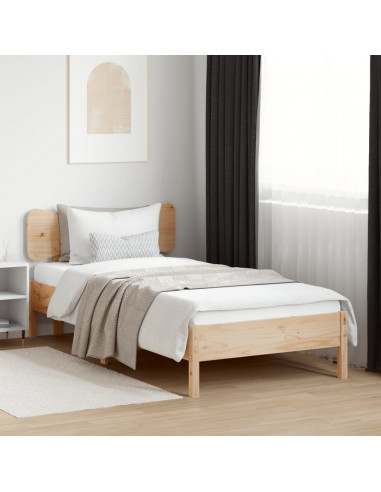 Testiera 100 cm in Legno Massello di Pino