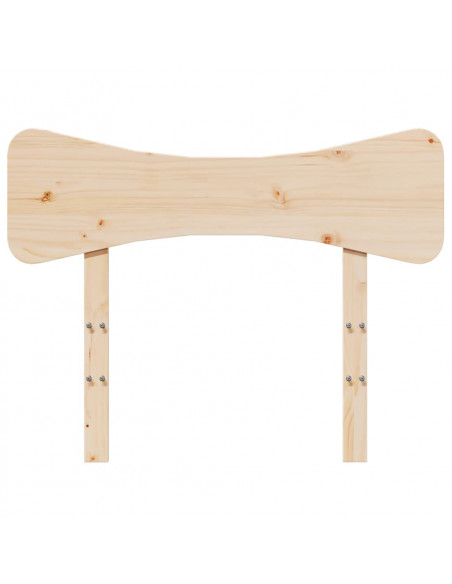 Testiera 100 cm in Legno Massello di Pino