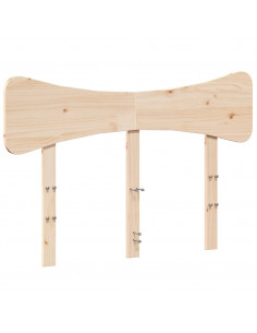 Testiera 135 cm in Legno Massello di Pino 2