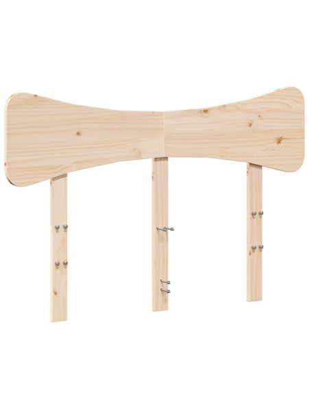 Testiera 135 cm in Legno Massello di Pino