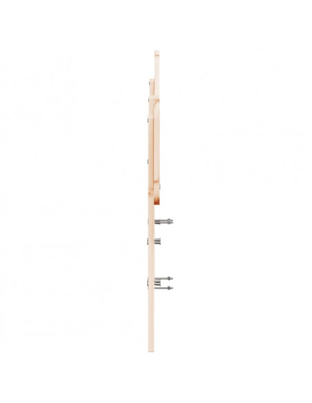 Testiera 135 cm in Legno Massello di Pino