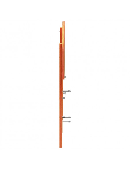 Testiera Marrone Cera 200 cm in Legno Massello di Pino